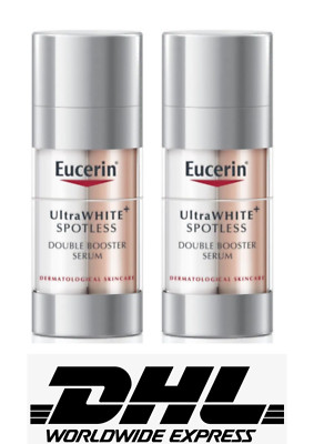 2x Eucerin 30ml UltraWHITE Spotless Double Booster Serum Reduce Dark Spot