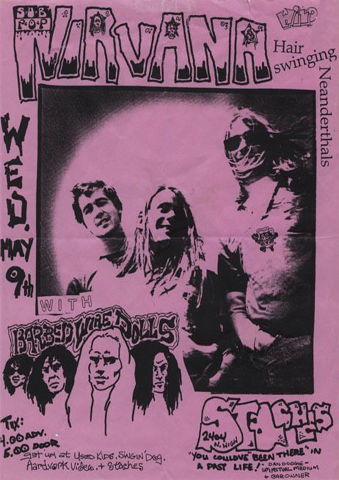 NIRVANA ポスター　Vintage　ヴィンテージ 　poster Nirvana Vintage Poster Wall Decor – Twentyonefox
