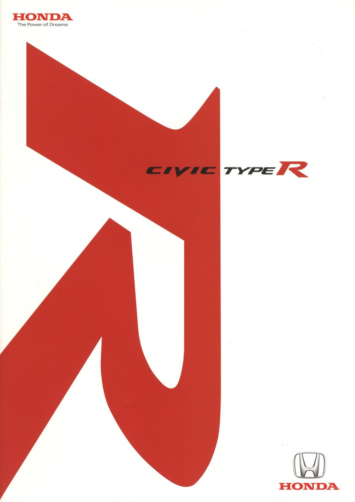 CIVIC TYPE-R FD2セールスポイントブック Catalog] 2008 Honda Civic Type R FD2 Japanese brochure i-VTEC K20A