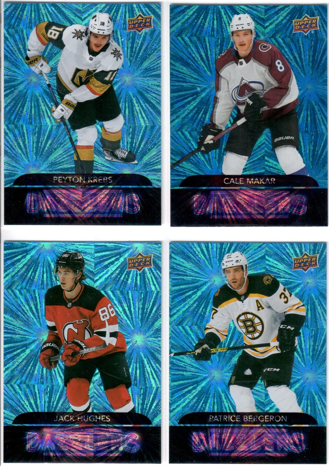 2020-21 Upper Deck Series 1 & 2 Dazzlers Insert Lot 37 No