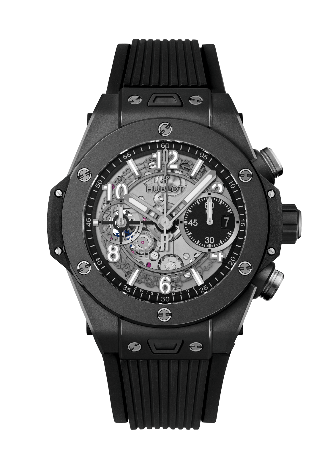 Pre-owned Hublot 441.ci.1171.rx Big Bang Unico Black Magic 42mm