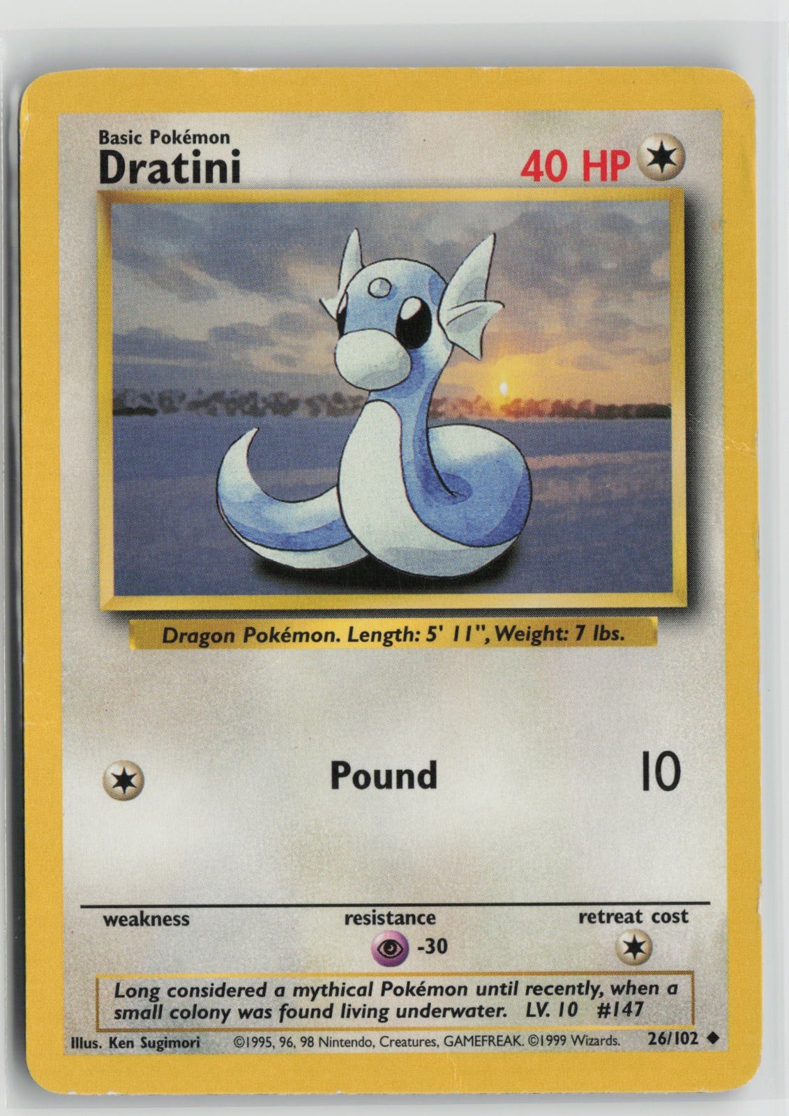Dratini Uncommon BS 026/102 HP