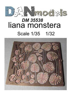 DANmodels DM 35538 Photo-etched set Liana monstera, 1/32, 1/35