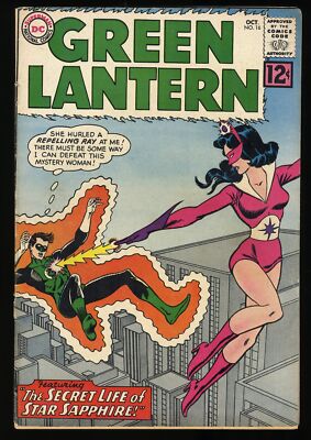 Green Lantern #16 FN- 5.5 Origin and 1st Appearance Star Sapphire! DC Comics