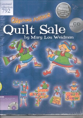 QUILT SALE EMBROIDERY CD  #792 NEW 