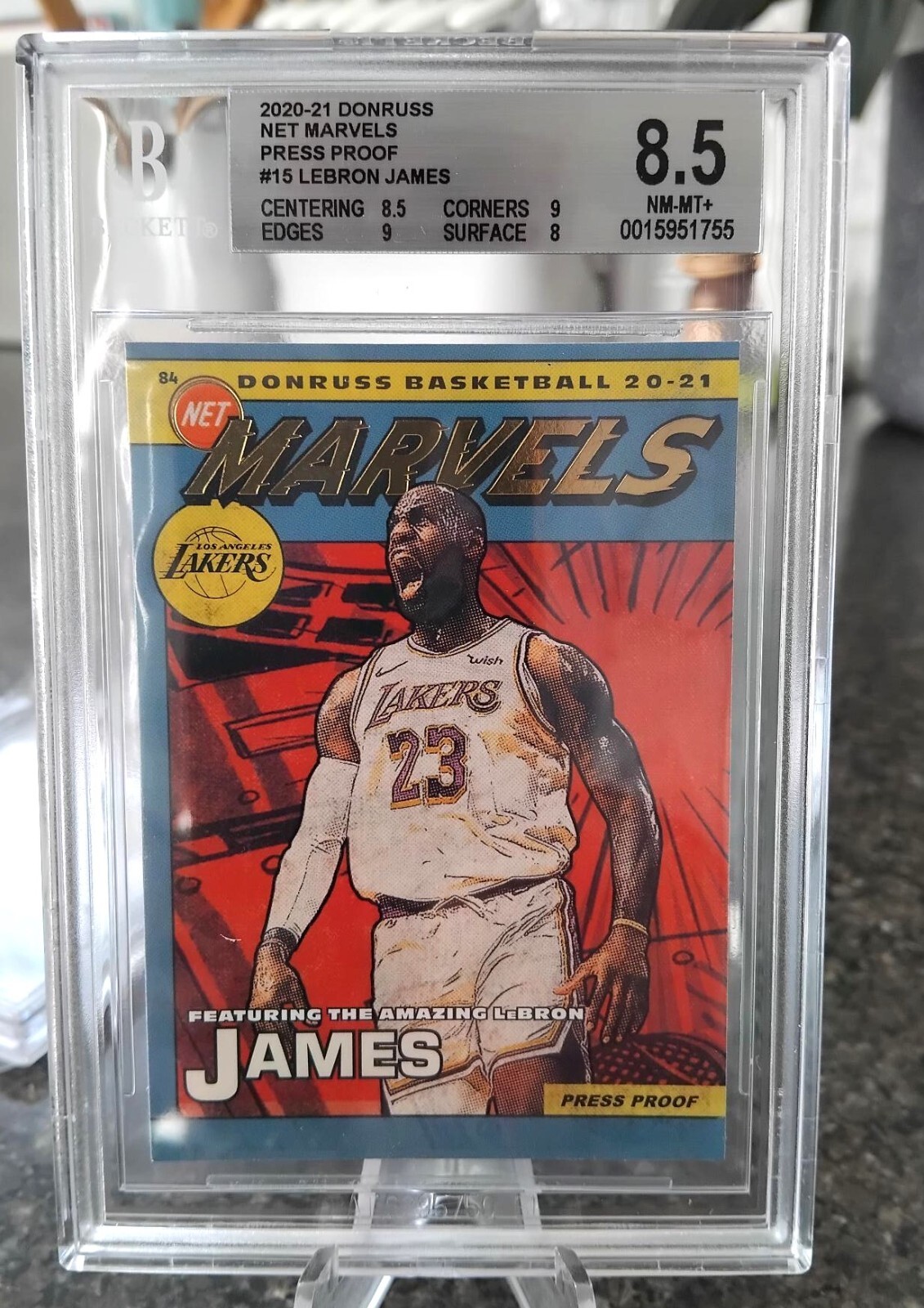 シングルカード 2020-21 Donruss Marvels Lebron James Lebron