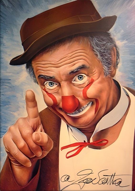 Clown - Achille Zavatta - Alain Aslan -  Affiche Poster