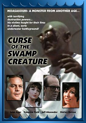 Curse Of The Swamp Creature (1966) DVD John Agar, Francine York, Shirley McLine