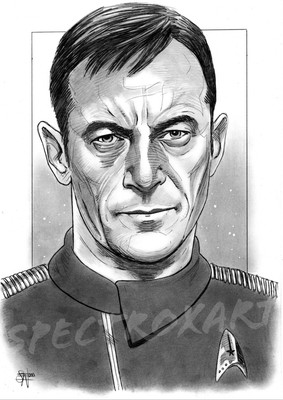 STAR TREK LIMITED EDITION ART PRINT ''Captain Lorca''