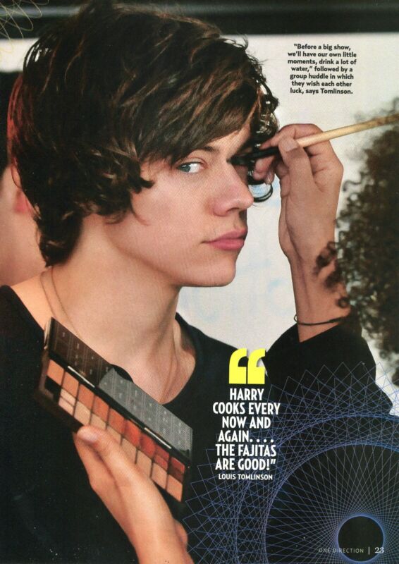 HARRY STYLES PINUP CLIPPING CUTTING FROM MAGAZINE CUTE YOUNG ONE DIRECTION