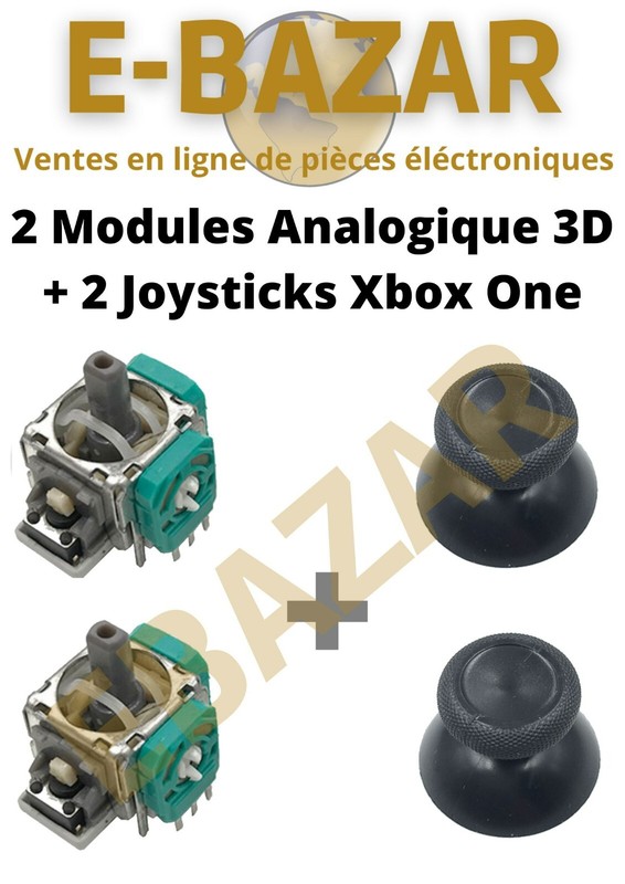 Module 3d Stick Analogique Original Et Joystick Manette Xbox One / One S / One X