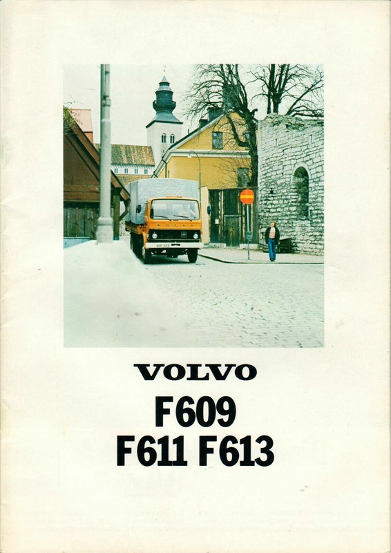 Volvof609 F611 F613 Lkw Automobilia Auto-Prospekt BroschÃ¼Re Prospekt B10042