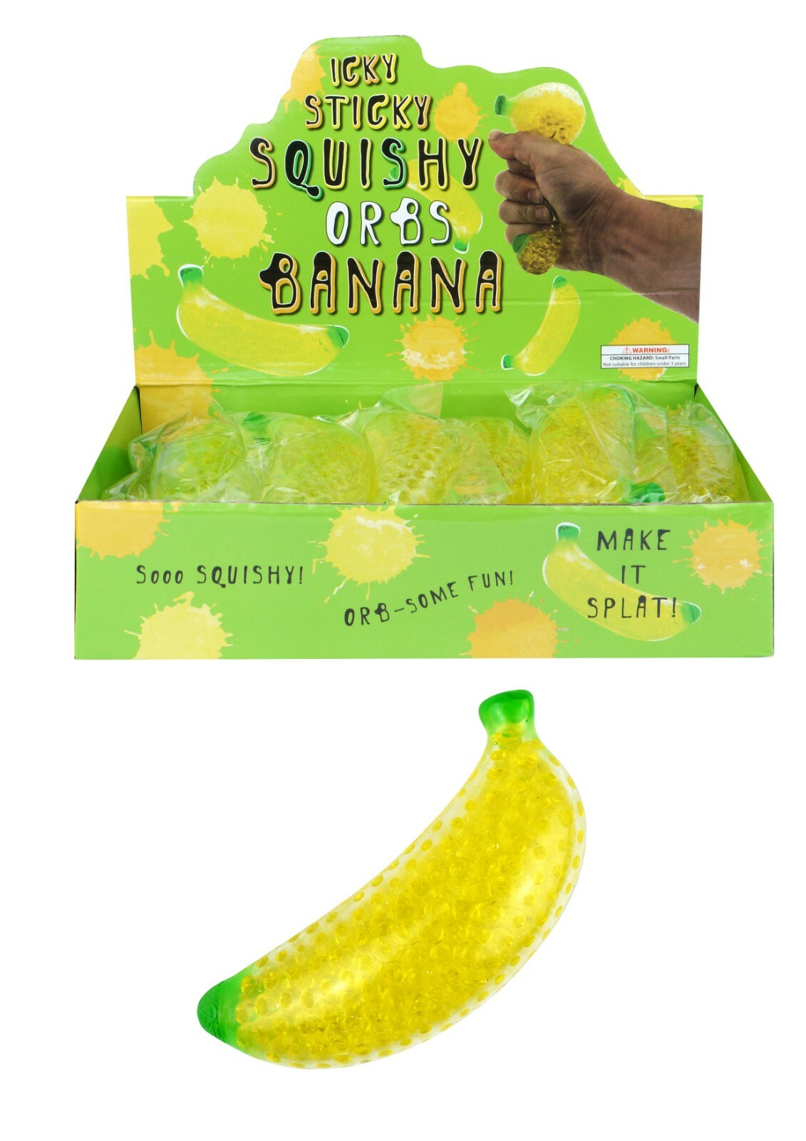 sticky banana toy