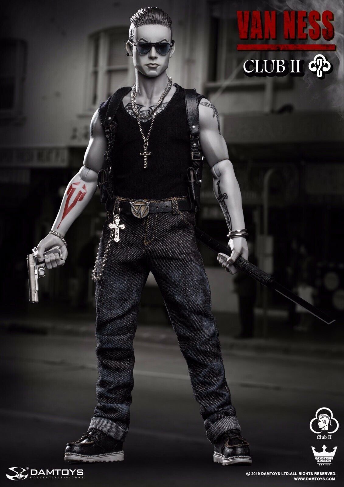 DAM Toys GK017S Gangsters Kingdom Club 2 Van Ness 1/6 Model