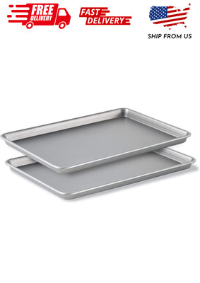 Calphalon Premium Nonstick Baking Pans Set of 2, 12 x 17 inch, Silverware, Heavy
