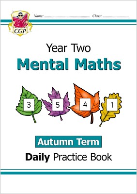 KS1 Year 2 Mental Maths Daily Practice Book with Answer Autumn Ages 6-7 CGP