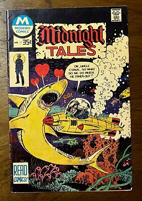 Midnight Tales #17 Charlton Comics Bronze Age Modern Variant horror vg