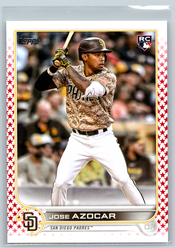 Jose Azocar 2022 Topps Update Independence Day SN76 #US280