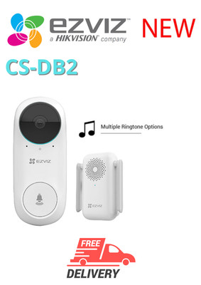 EZVIZ CS-DB2 Battery-powered Video Doorbell Kit 5 MP resolution NEW 