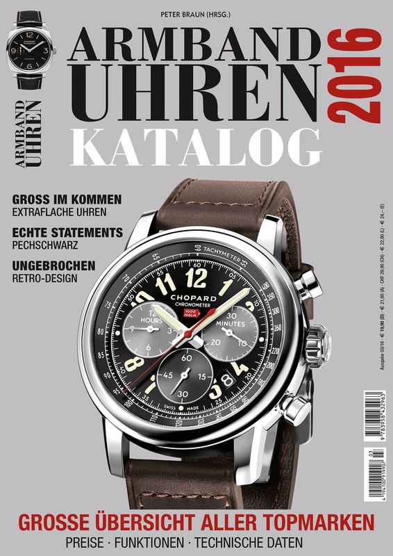 Fachbuch Armbanduhren Katalog 2016 >1.300 Uhren 144 Marken, Standardkatalog Neu