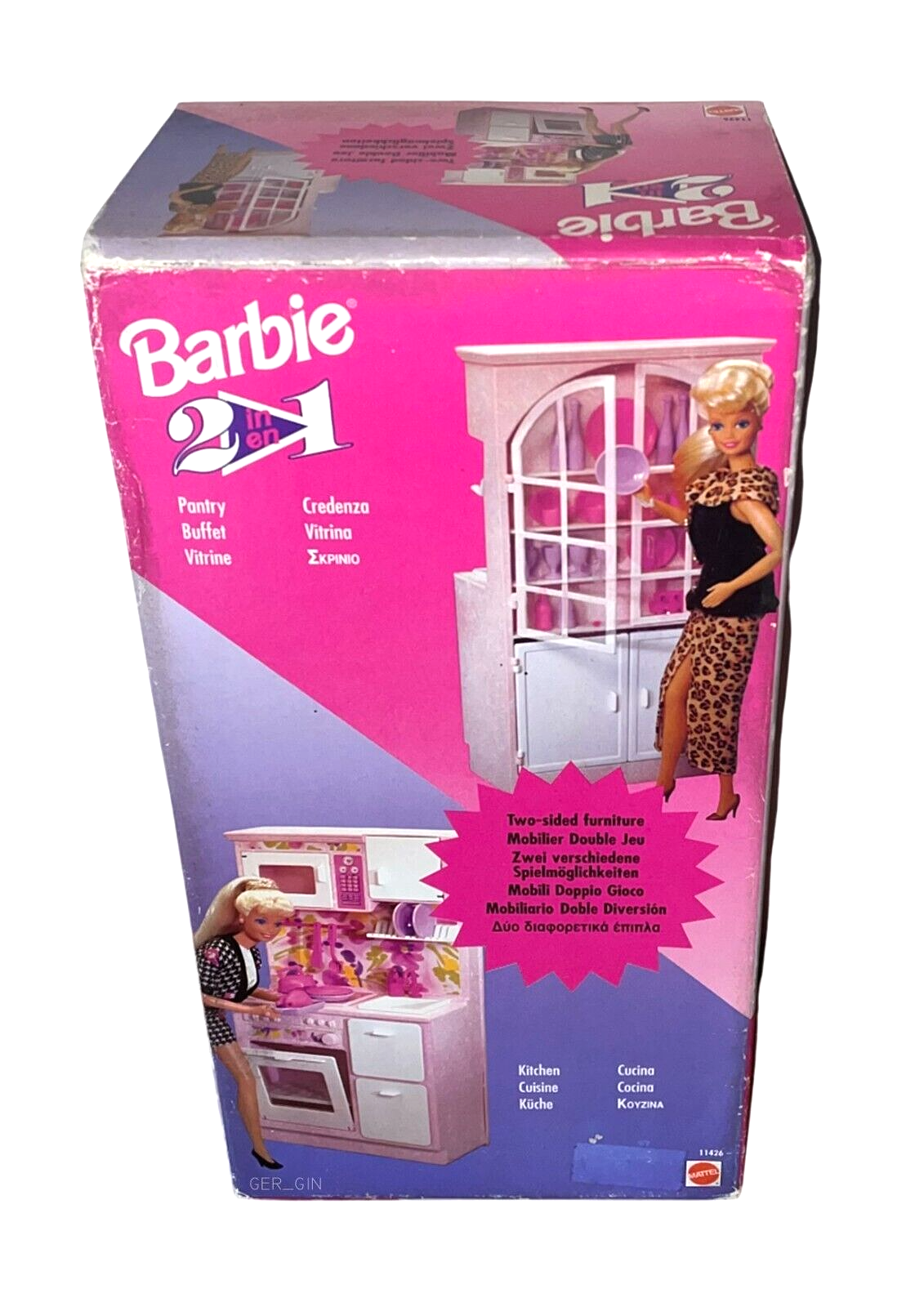 BARBIE 2 in 1 Pantry / Kitchen Two Sided Furniture | Mattel