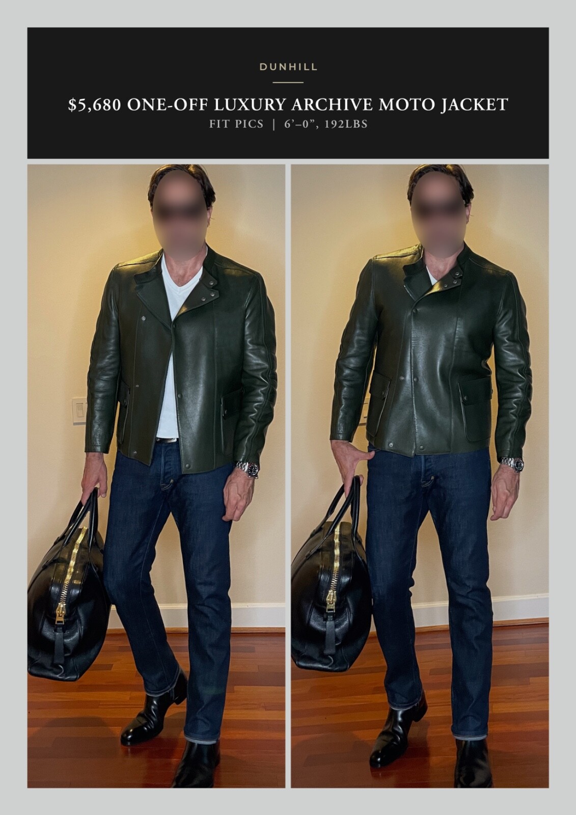 1 of 1 In the World $5700 DUNHILL Lamb / Loro Piana Cashmere