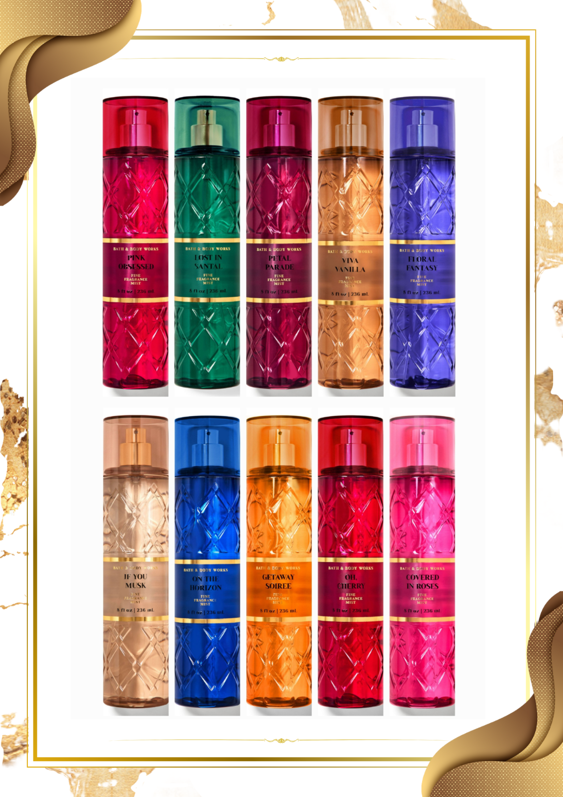 Bath & Body Works💎EVERYDAY LUXURIES💎Fine Fragrance Mist ~ CHOOSE YOUR SCENT