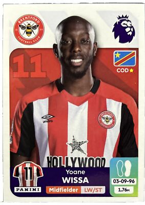 Panini Premier League 2024 - # 123 - YOANE WISSA - Brentford 