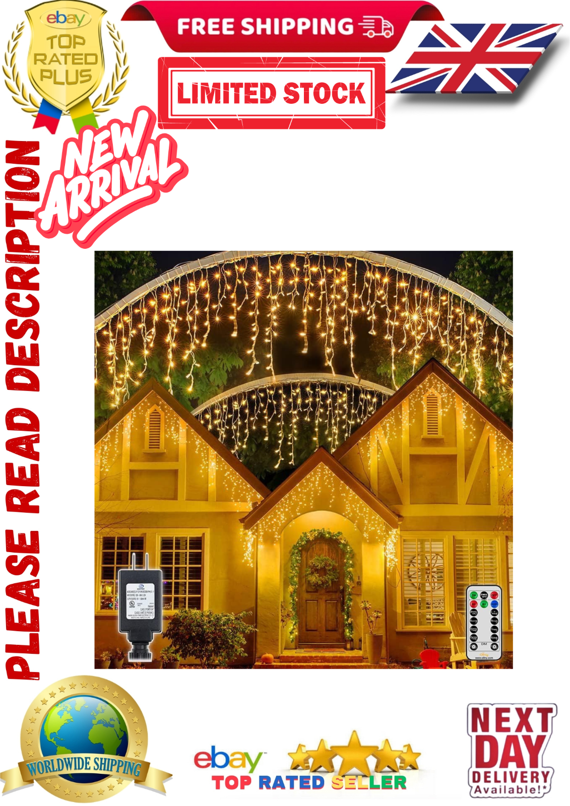 Christmas Tree Lights Icicle Lights Outdoor Christmas Lights Warm White