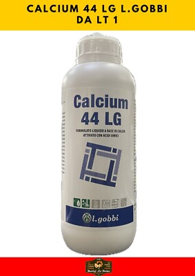 CALCIUM 44 LG CHELATO DI CALCIO LIQUIDO AD ALTA CONCENTRAZIONE L. GOBBI DA LT 1