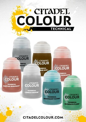 Games Workshop Citadel Technical Paints (12ml - 24ml) | eBay