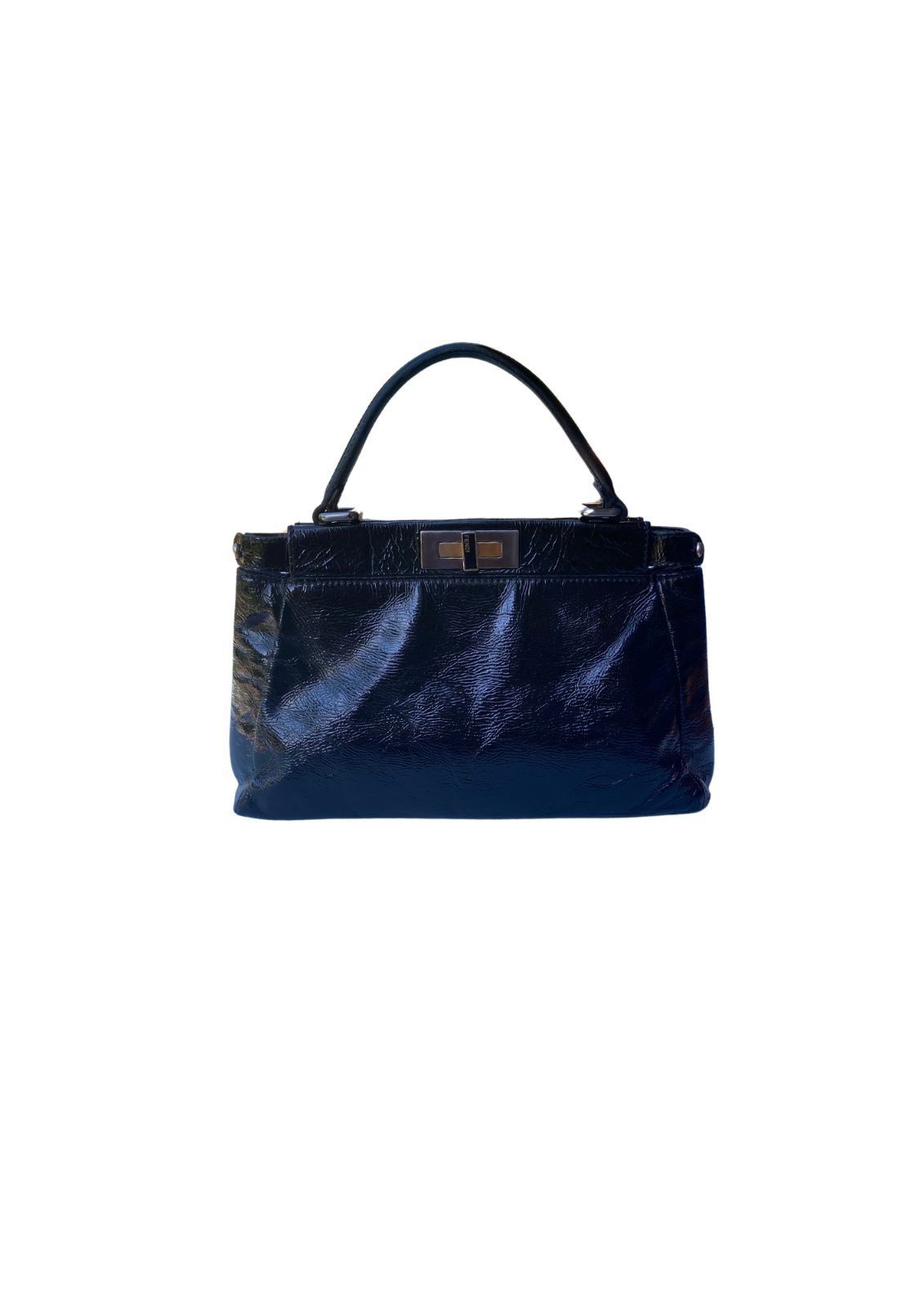 【FENDI】PEEKABOO TOTE BAG FENDI Canvas Vitello King FF Embroidered Medium Peekaboo X
