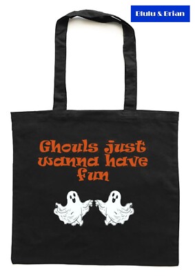 Ghouls just wanna have fun Tote Bag Goth Gothic Halloween horror ghosts funny
