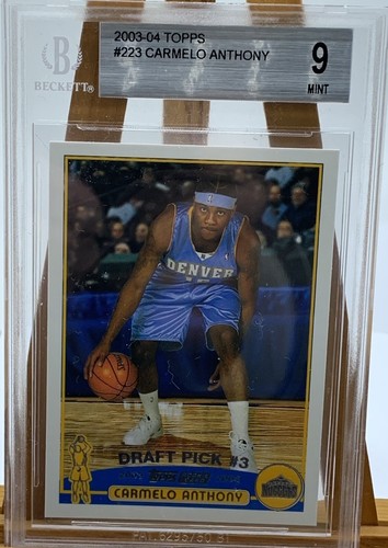 2003 Topps Carmelo Anthony Rookie BGS 9 Mint #223 RC | eBay