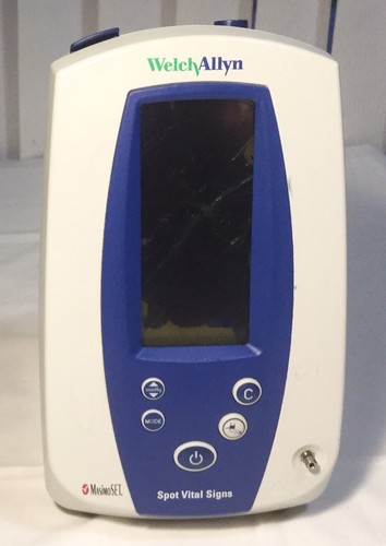 Welch Allyn Spot Vitals Signs 42MTB Patient Monitor For Parts
