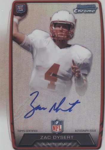 2013 Bowman Zac Dysert #RCRA-ZD