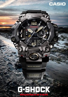 Pre-owned Casio G-shock Gwg-b1000-1a4j Mudmaster Bluetooth Solar Radio Men Watch With Box