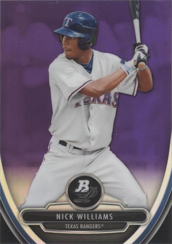 2013 Bowman Platinum - Nick Williams #BPCP95