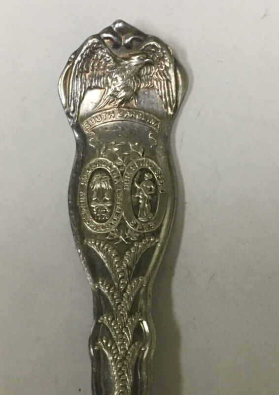 Vintage Souvenir Spoon US Collectible South Carolina 5.7/8” Wm Rogers & Son