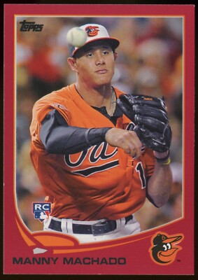 2013 Topps Target Red Border Manny Machado Rookie RC Orioles #270 Padres