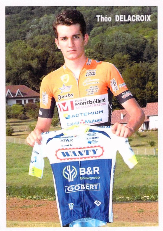 Carte Postale Cyclisme Cycliste  : Theo Delacroix