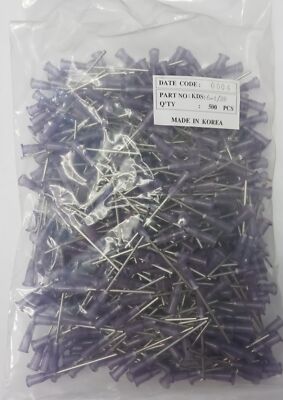 Weller KDS16112B Purple Hub 1-1/2'' Dispensing Needles 16 Gauge 500pcs