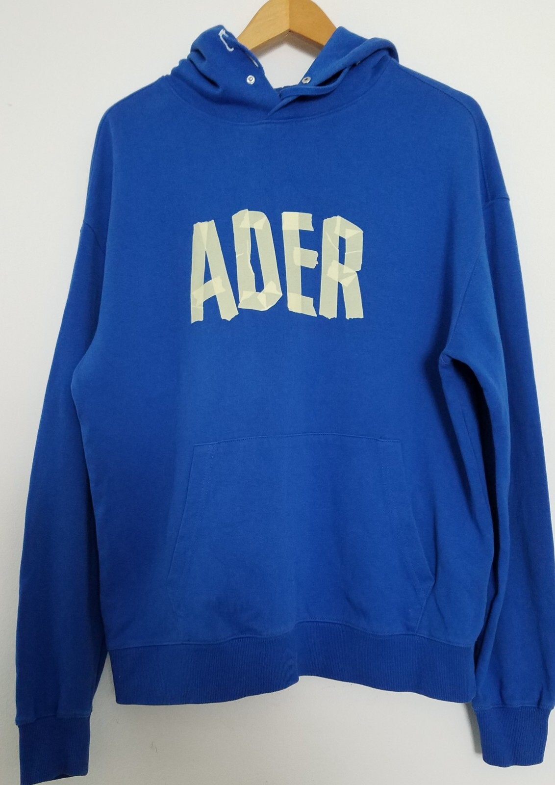 ADER error Crumple hoodie Turquoise A1