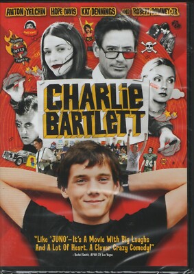 Charlie Bartlett (DVD 2021) Anton Yelchin-Hope Davis-Kat Dennings-Robert Downey 