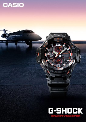 Pre-owned Casio G-shock Gravity Master Gr-b300-1a4jf Men's Watch Bluetooth Black Pre