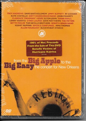 From the Big Apple to The Big Easy/The Concert for New Orleans 2 DVD/MINT/SEALED