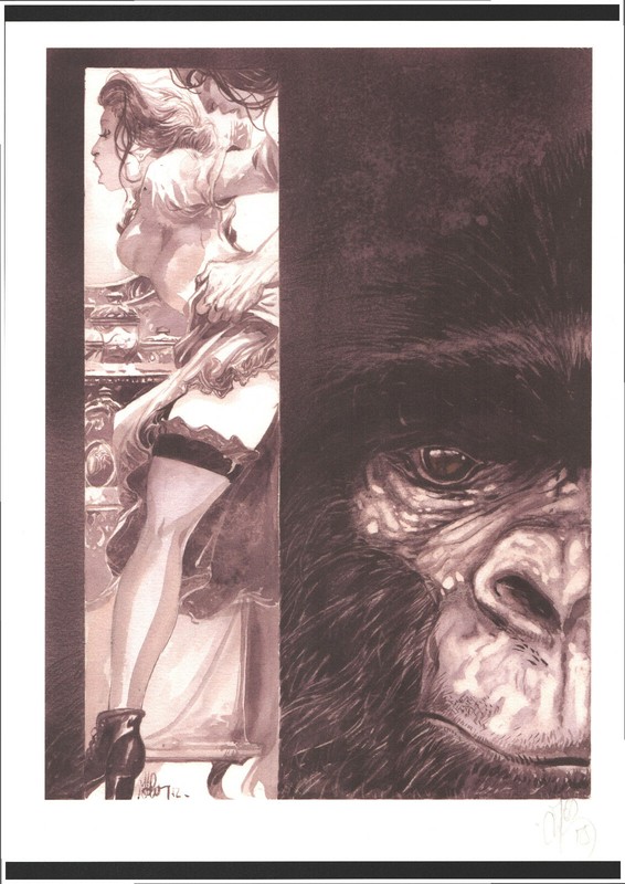 Affiche / Offset Le Roi Des Singes Tirage Limite Et Signe Par Meddour Neuf