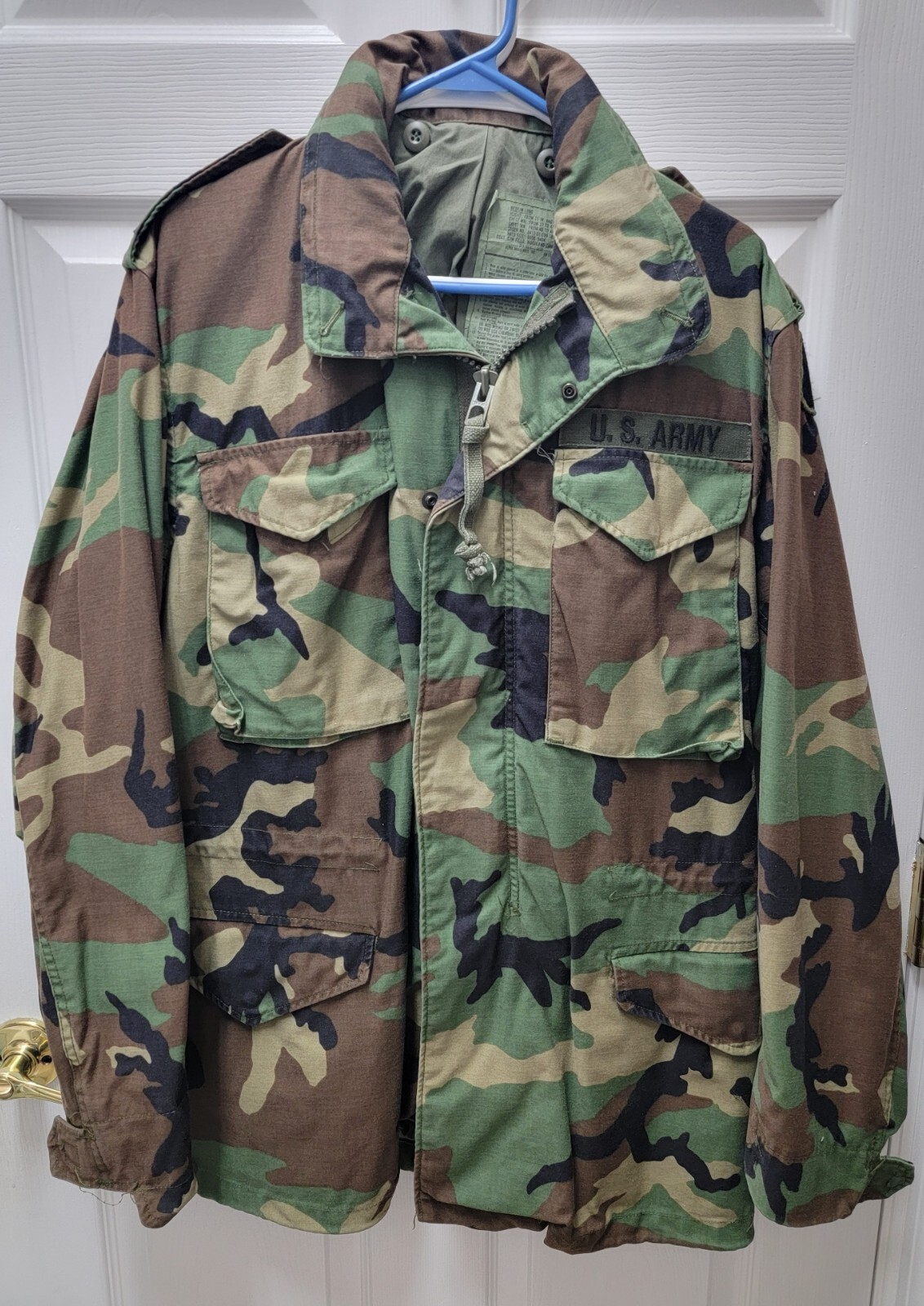 US Army Military Medium Long Cold Weather Coat Field Jacket