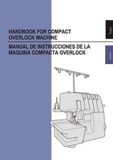 BROTHER overlock 3034D Instruction manual / User Guide & Parts list on