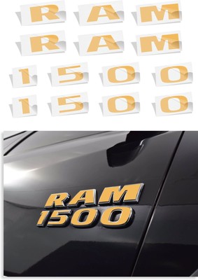 2013-2018 Ram 1500 Door Badge Overlay Decals